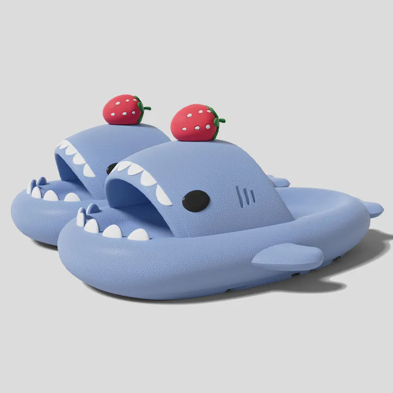 Claquettes Requin Fraise